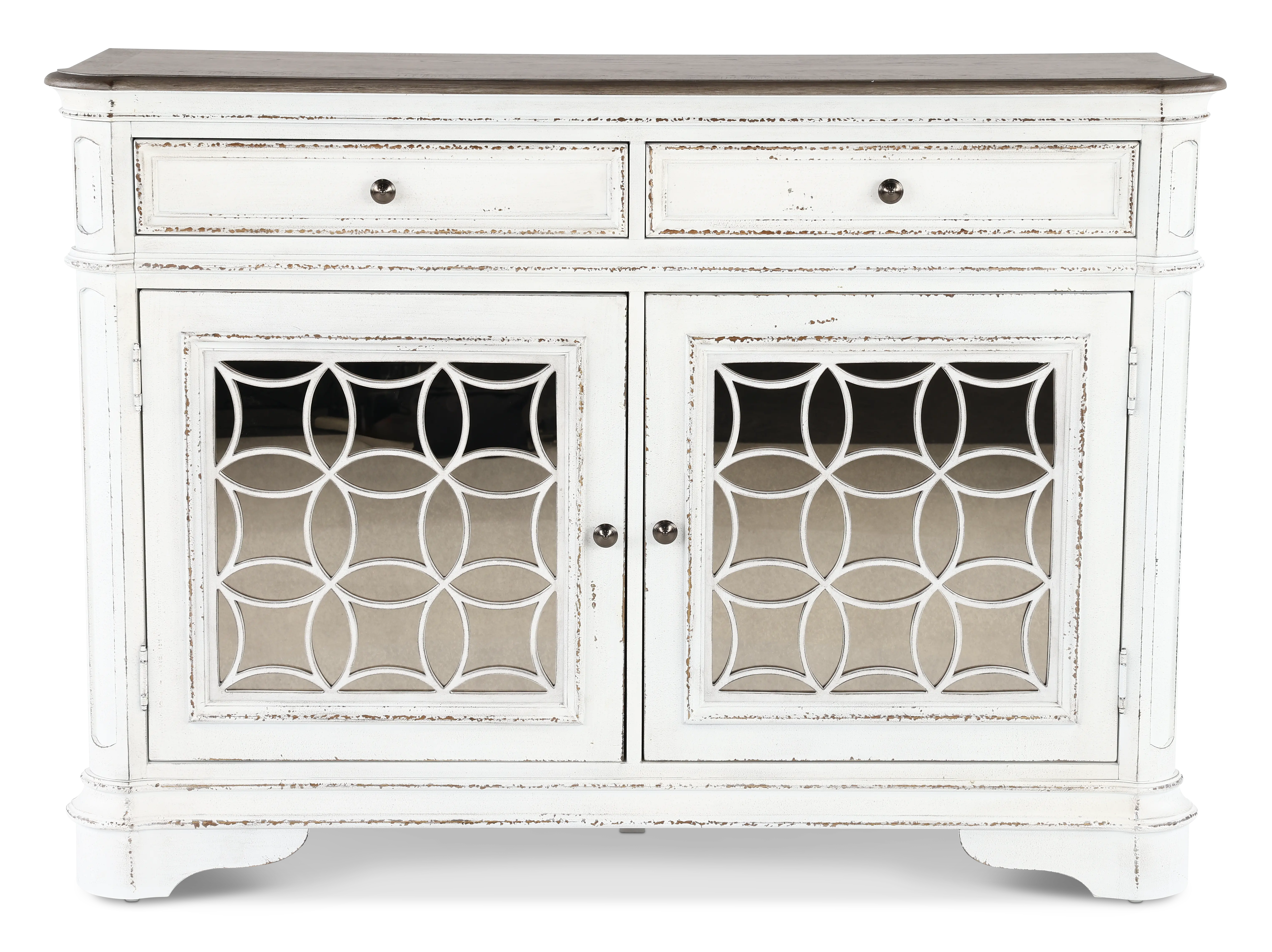 244-CB5692 Magnolia Manor Antique White Buffet-1