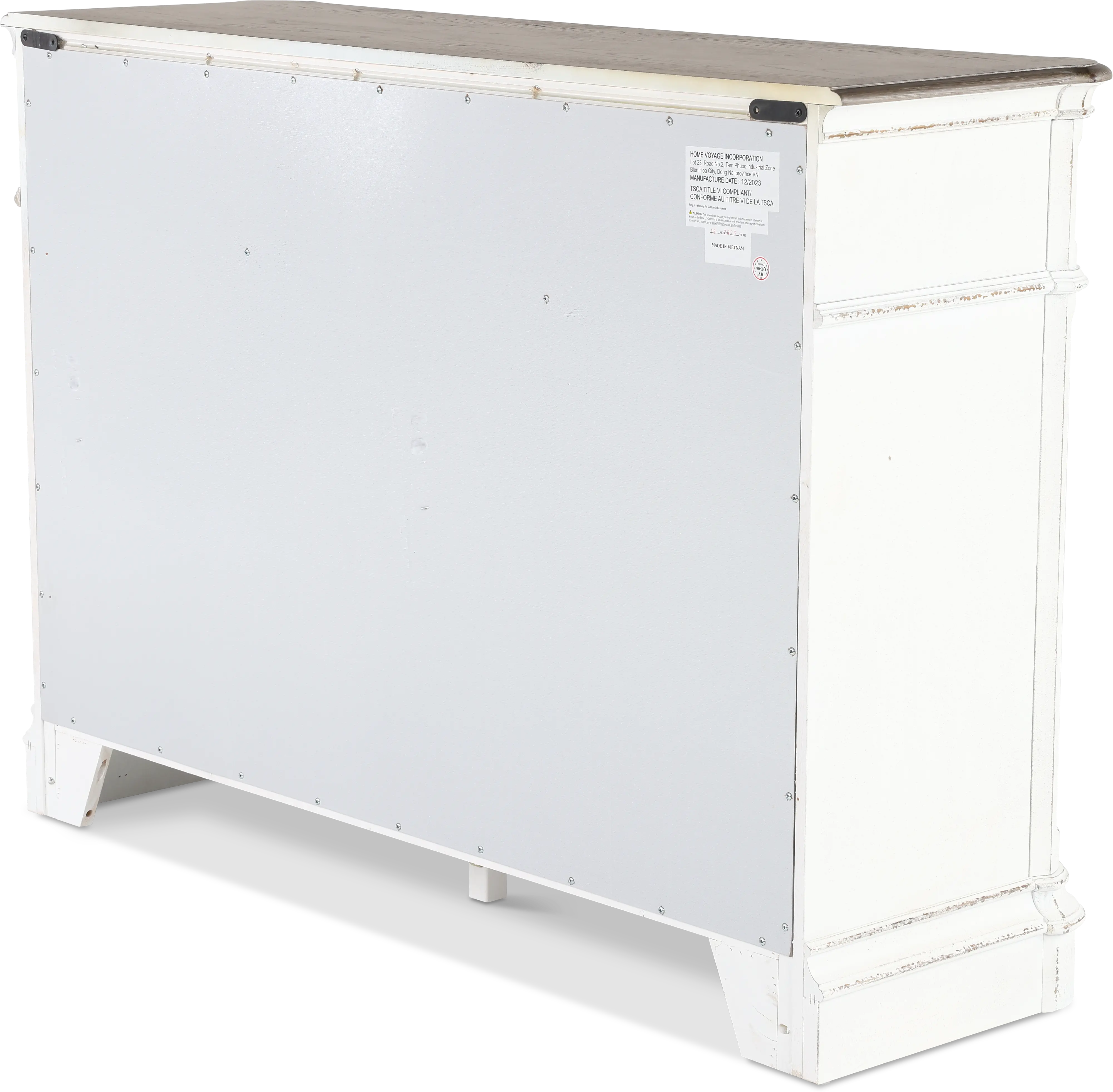 244-CB5692 Magnolia Manor Antique White Buffet-6