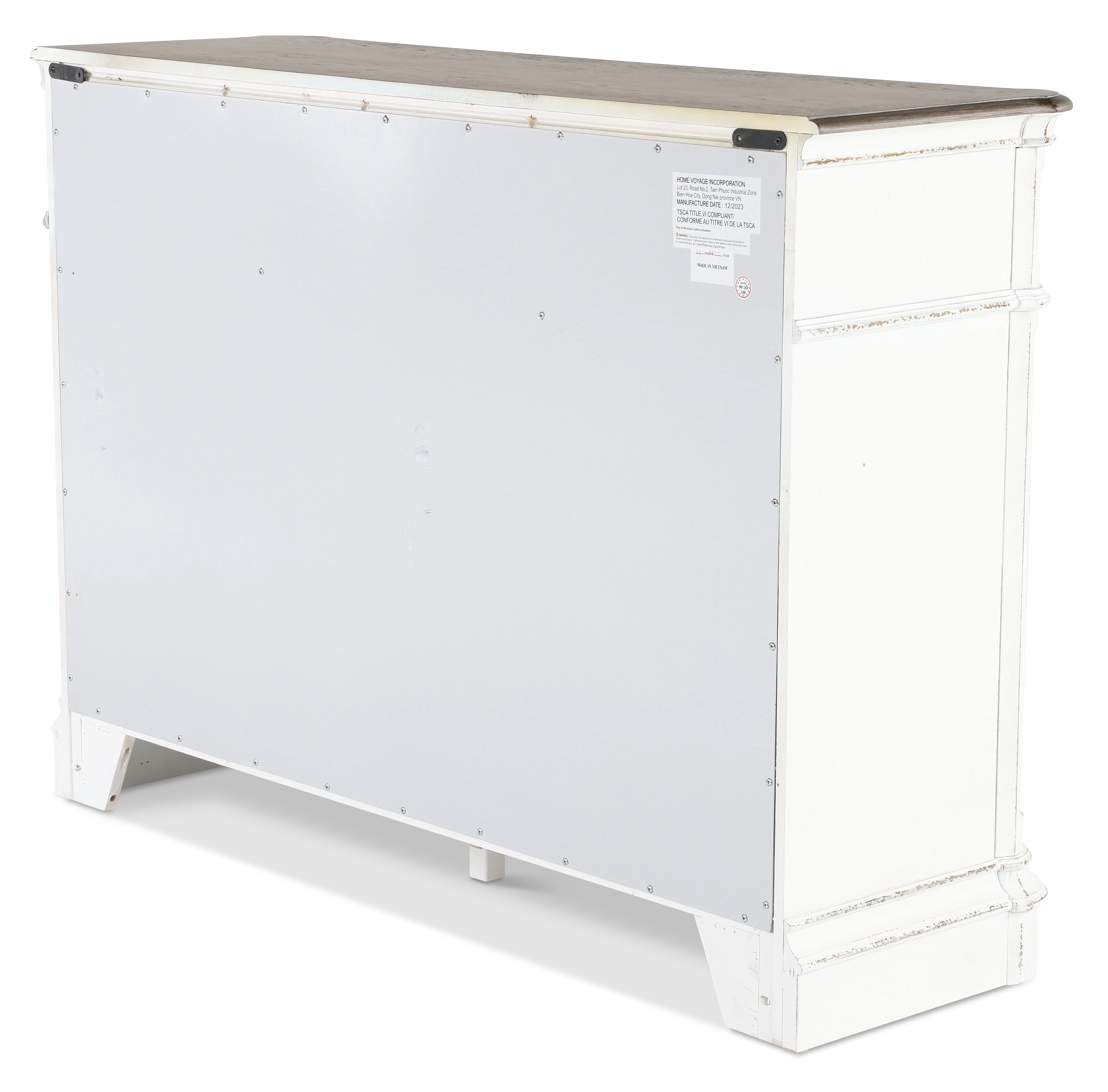 244-CB5692 Magnolia Manor Antique White Buffet-6