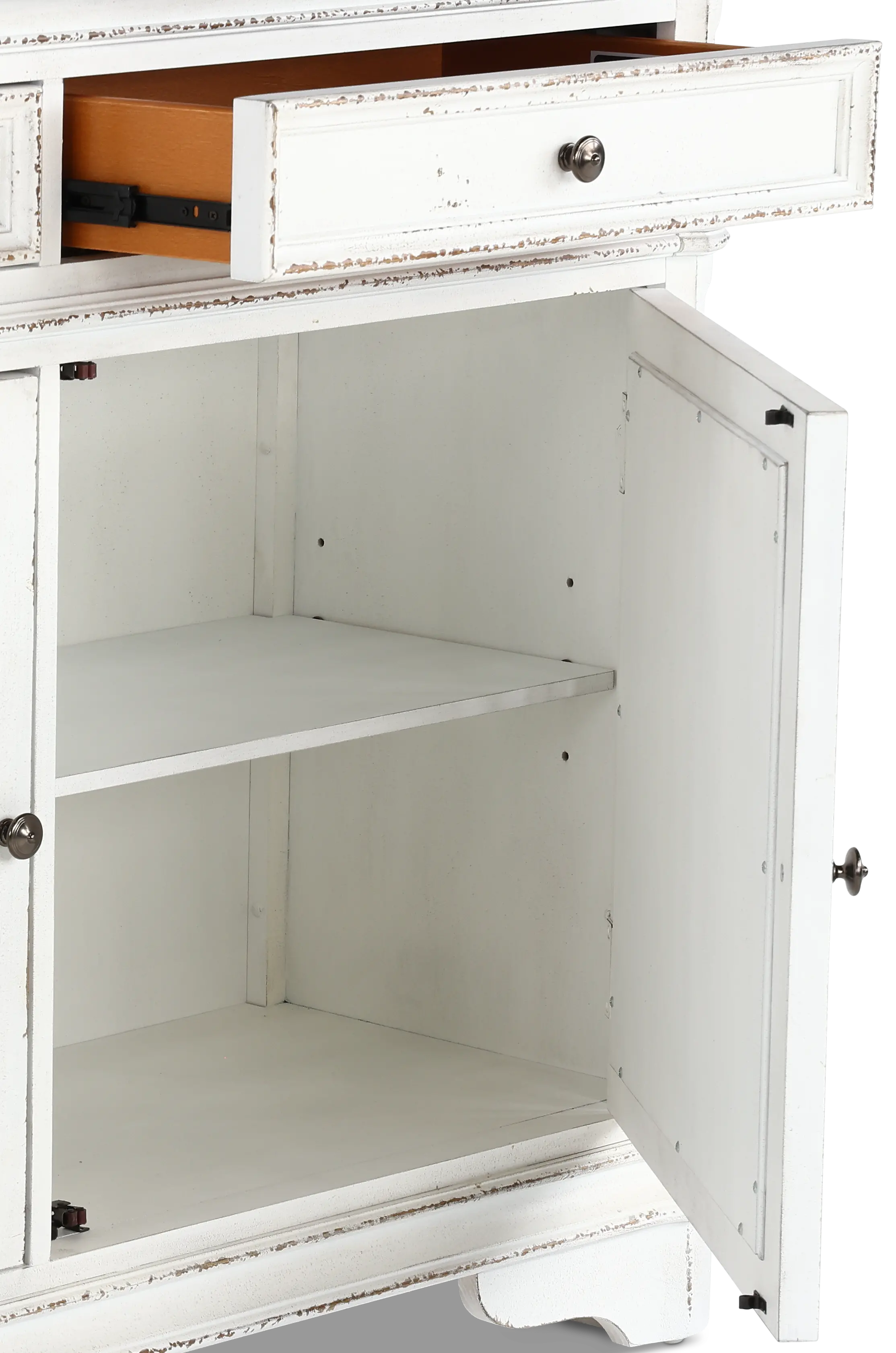 244-CB5692 Magnolia Manor Antique White Buffet-7