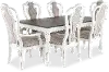 7PC:244 Magnolia Manor Antique White 7 Piece Dining Set