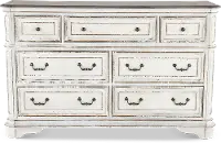 244-BR31 Magnolia Manor Antique White Dresser
