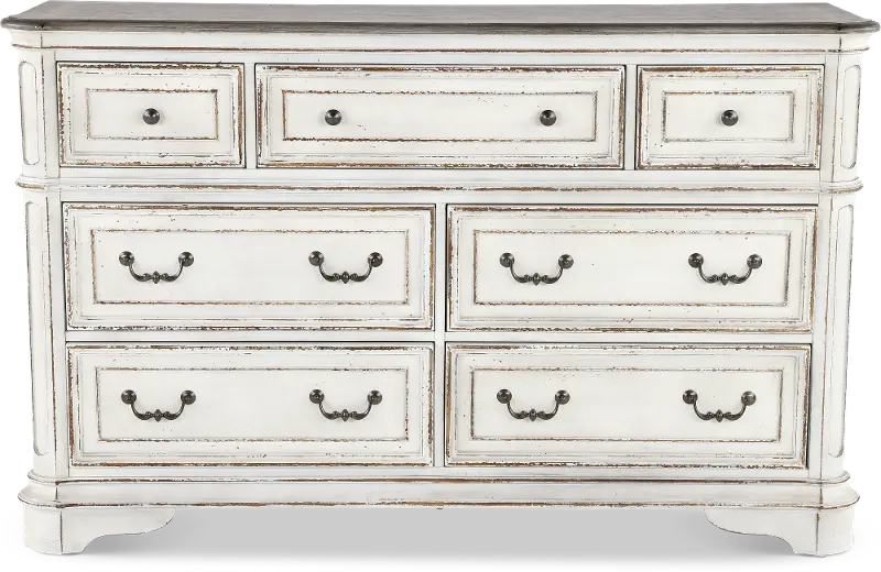 Magnolia Manor Antique White Dresser
