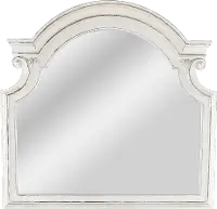 244-BR51 Magnolia Manor Antique White Mirror