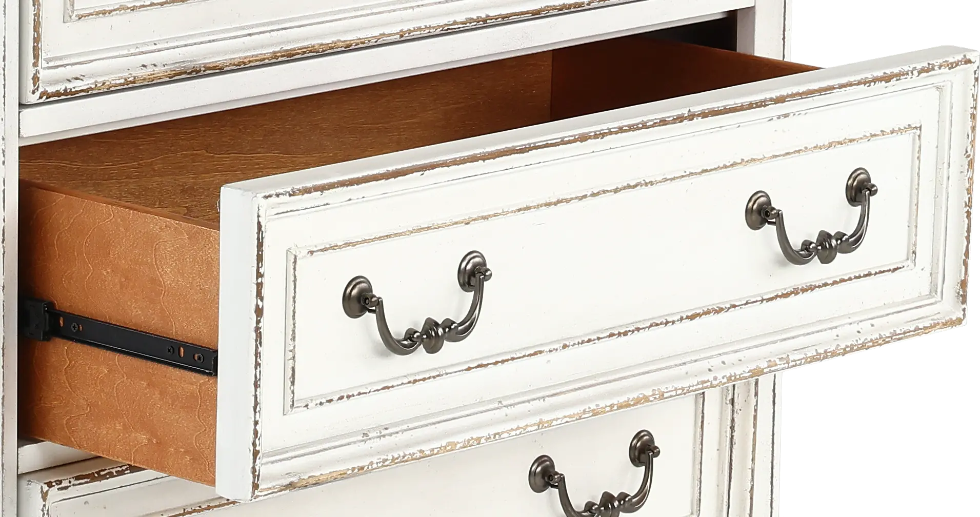 244-BR41 Magnolia Manor Antique White Chest of Drawers-6