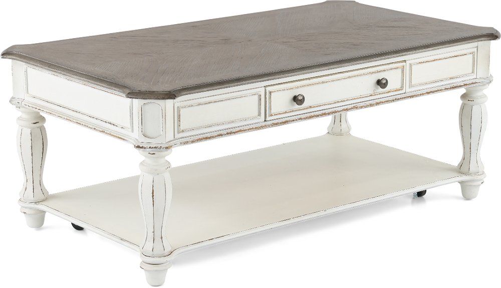 Magnolia Manor White Coffee Table