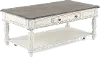 244-OT1010 Magnolia Manor White Coffee Table