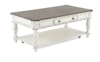 244-OT1010 Magnolia Manor White Coffee Table
