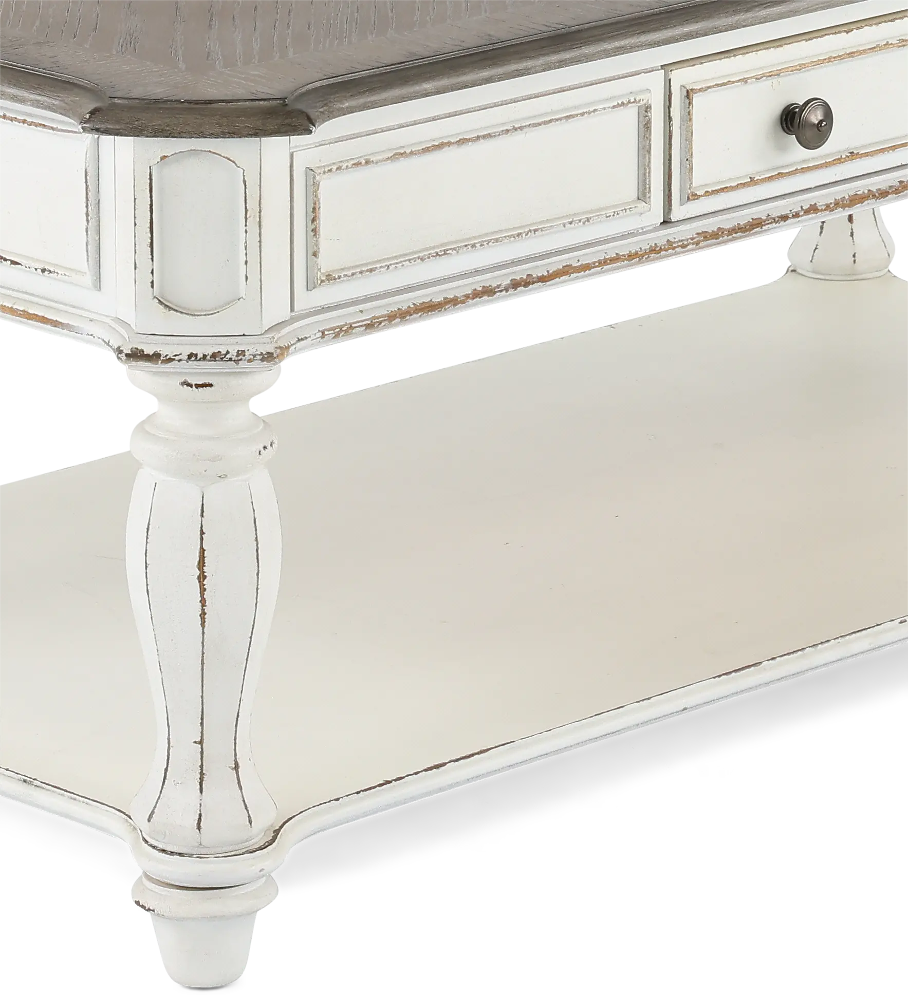244-OT1010 Magnolia Manor White Coffee Table-7
