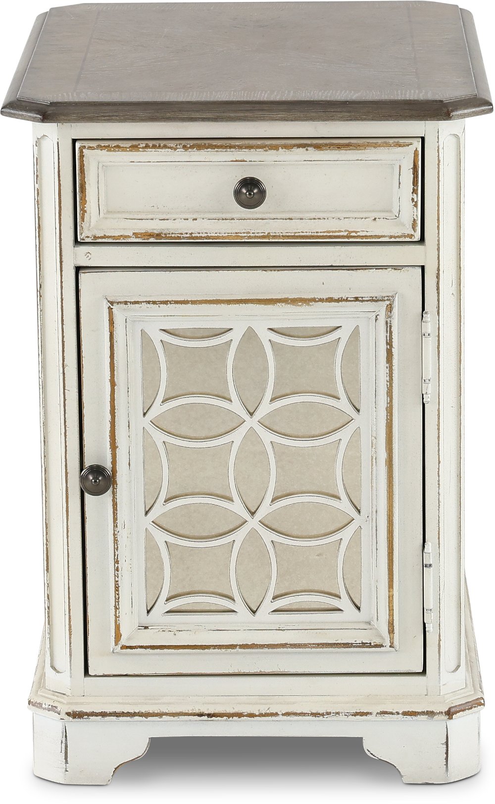 Magnolia Manor Antique White Side Table
