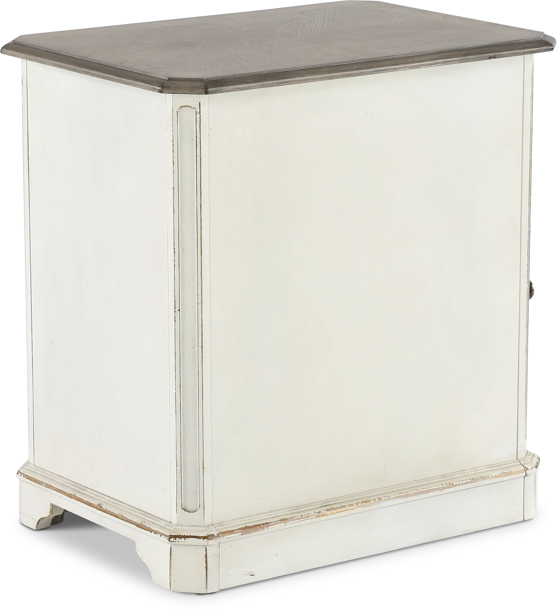 244-OT1021 Magnolia Manor Antique White Side Table-3