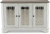 244-OT1031 Magnolia Manor Antique White Console Table