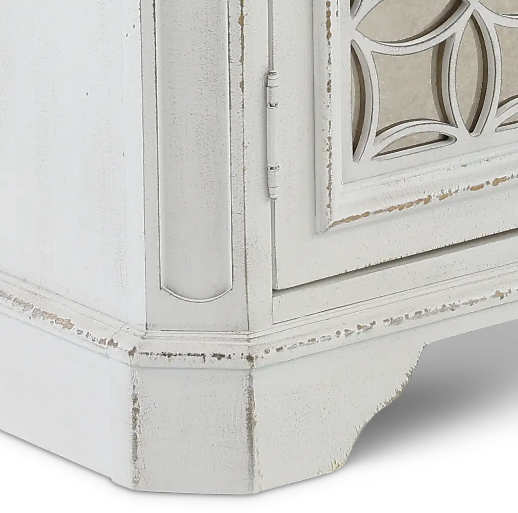 244-OT1031 Magnolia Manor Antique White Console Table-6
