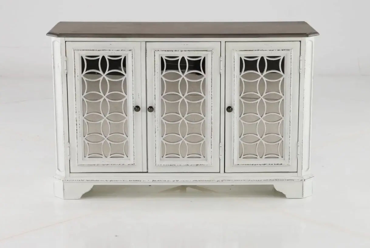 244-OT1031 Magnolia Manor Antique White Console Table-8