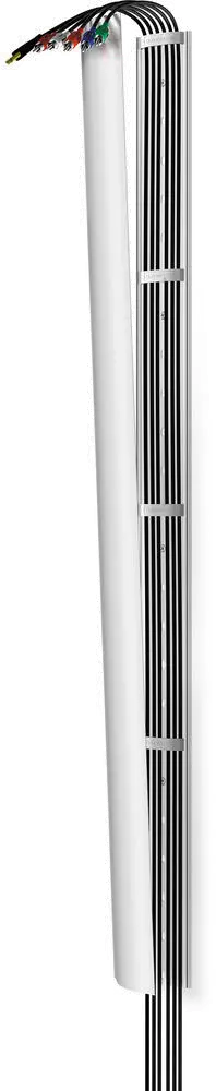 SA304-W1,CBL-TNL,4FT SANUS SA304 On-Wall Cable Management-1