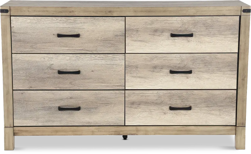 Matteo Antiqued White Dresser
