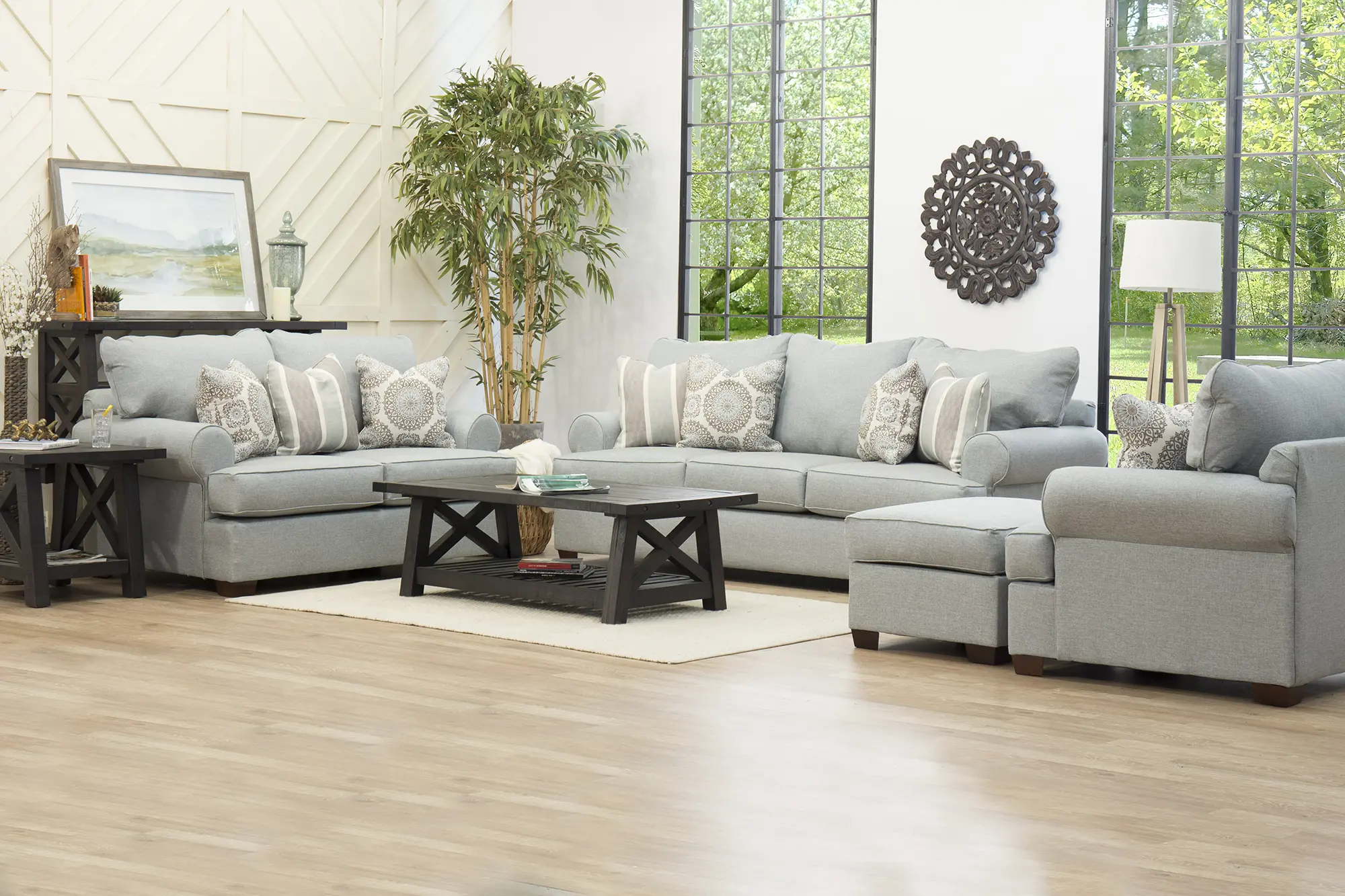 ALISOF/CACMIS Alison Blue-Gray Sofa-2