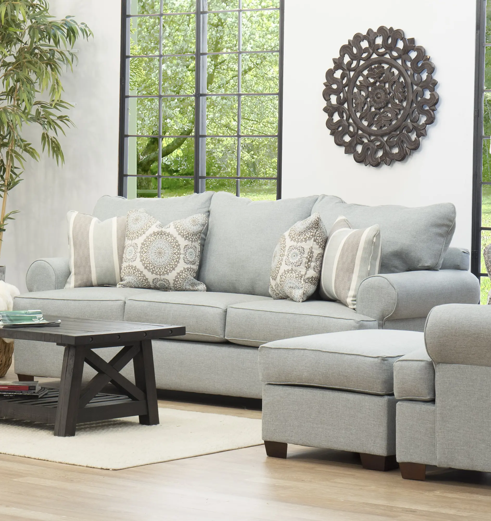 ALISOF/CACMIS Alison Blue-Gray Sofa-9