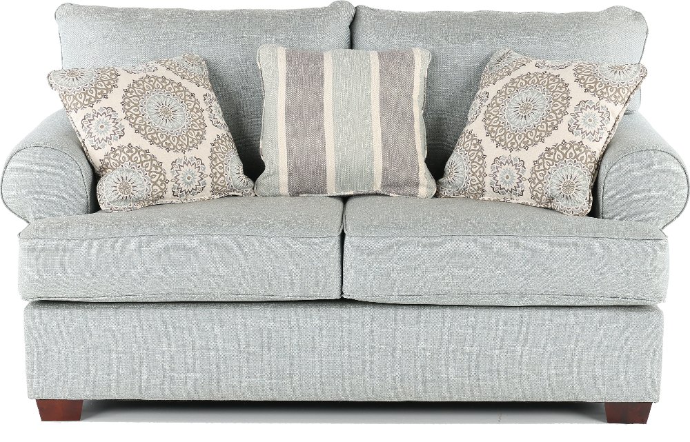 Alison Blue-Gray Loveseat