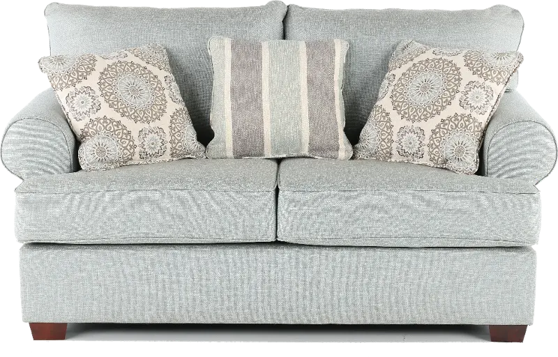 Alison Blue-Gray Loveseat