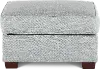 ALIOTT/CACMIS Alison Blue-Gray Ottoman