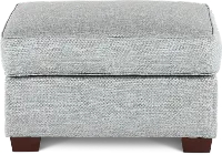 ALIOTT/CACMIS Alison Blue-Gray Ottoman