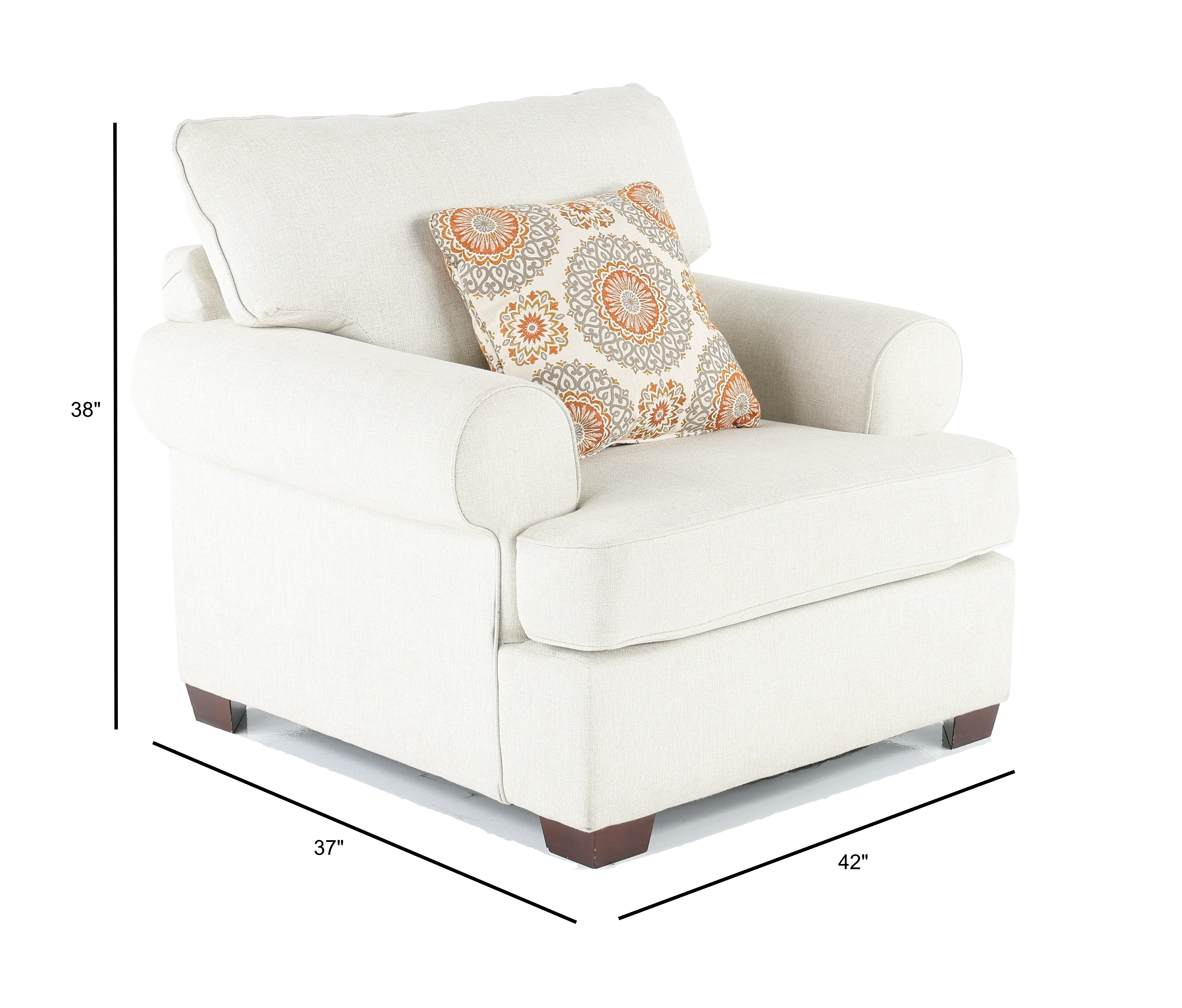 ALICHA/CACLIN Alison Linen Chair-3