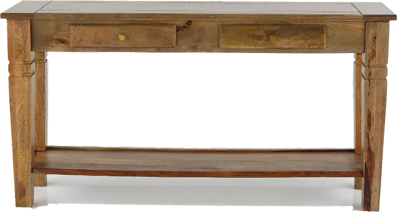 Hamilton Brown Sofa Table