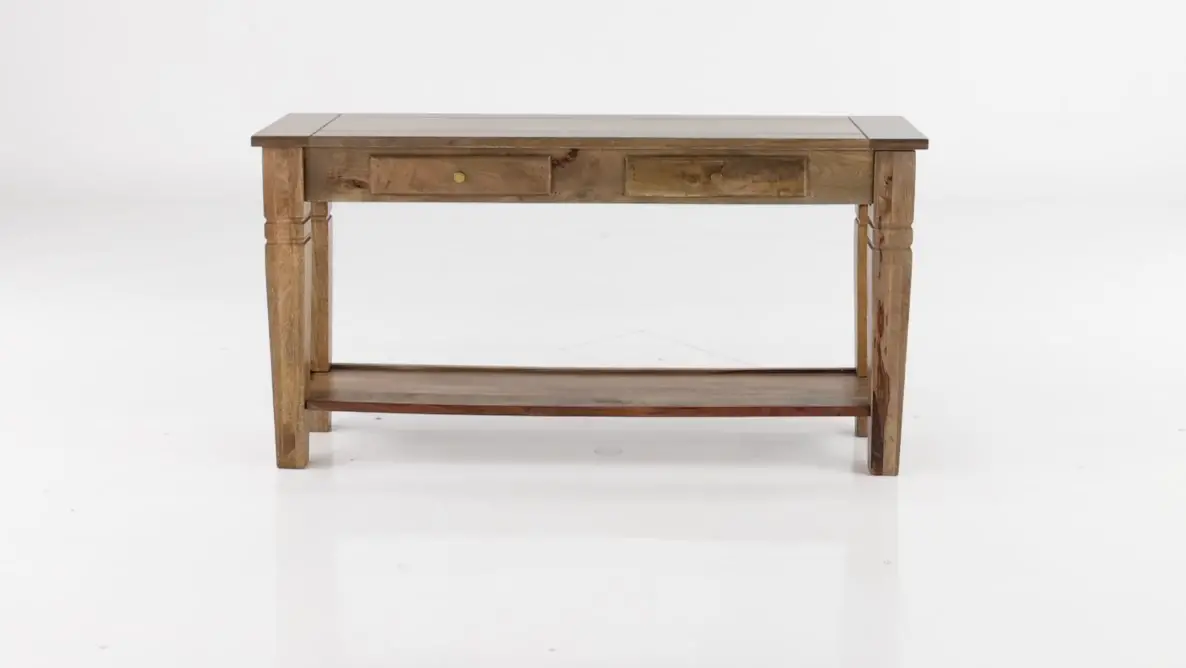 Hamilton Brown Sofa Table-3