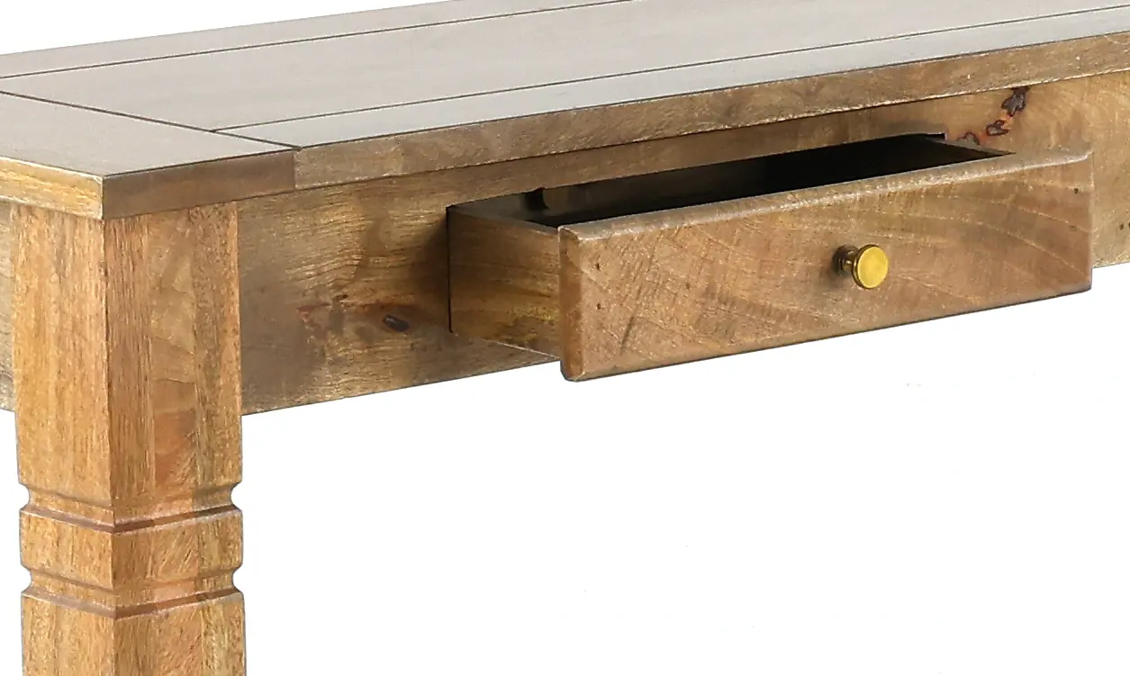 Hamilton Brown Sofa Table-4