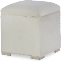 Rachael Ray Home Gray Upholstered Vanity Stool - Cinema