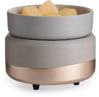 Gray and Gold 2-in-1 Fragrance Warmer