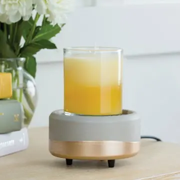 Gray and Gold 2-in-1 Fragrance Warmer-2