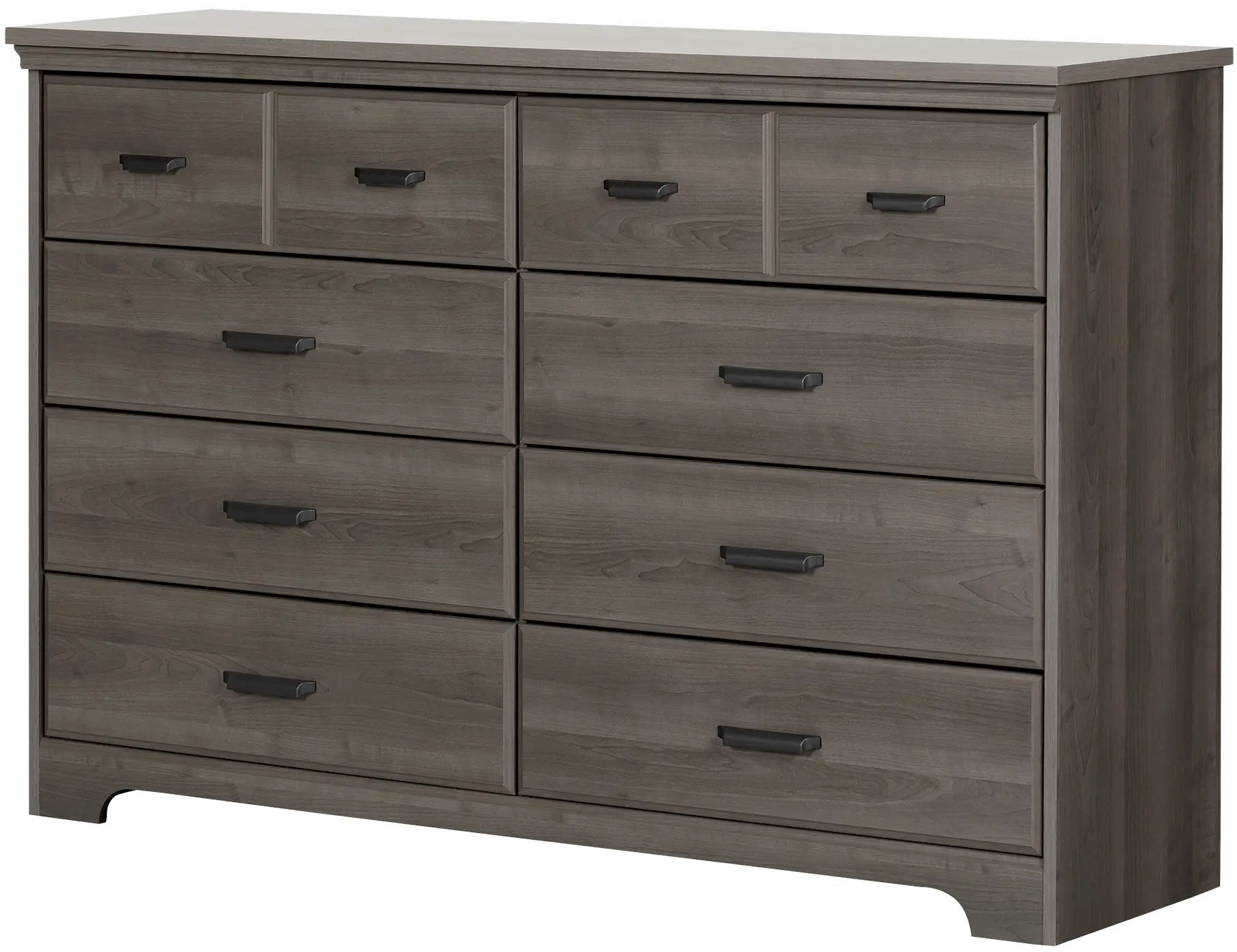 10606 Versa Gray Maple 8-Drawer Double Dresser - South Shore-1