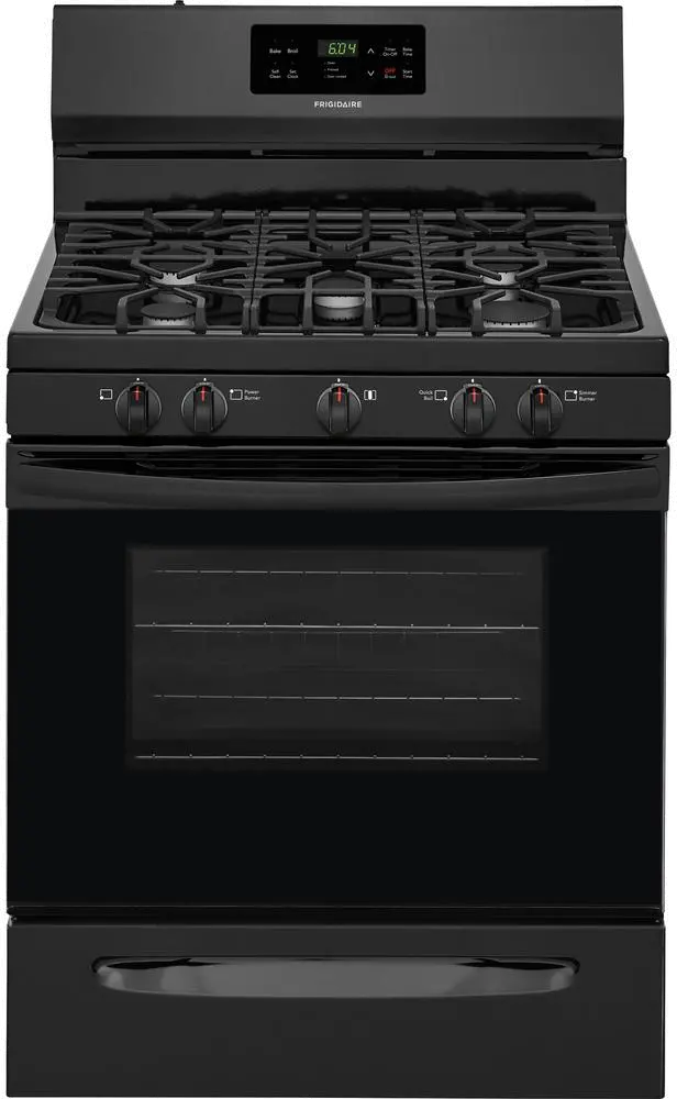 FFGF3054TB Frigidaire 5.0 cu ft Gas Range - Black-2