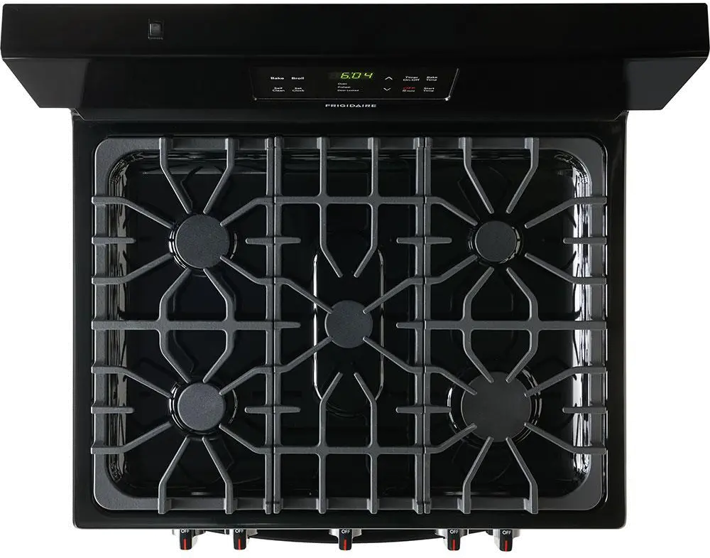 FFGF3054TB Frigidaire 5.0 cu ft Gas Range - Black-3