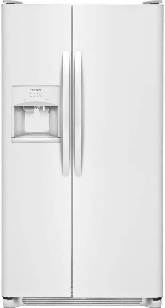 FFSS2615TP Frigidaire 25.5 cu. ft. Side-by-Side Refrigerator - 36 Inch White-1