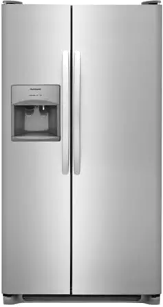 FFSS2615TS Frigidaire 25.5 cu. ft. Side-by-Side Refrigerator - 36 Inch Stainless Steel-2