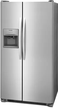 FFSS2615TS Frigidaire 25.5 cu. ft. Side-by-Side Refrigerator - 36 Inch Stainless Steel-4