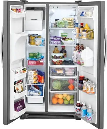 FFSS2615TS Frigidaire 25.5 cu. ft. Side-by-Side Refrigerator - 36 Inch Stainless Steel-5