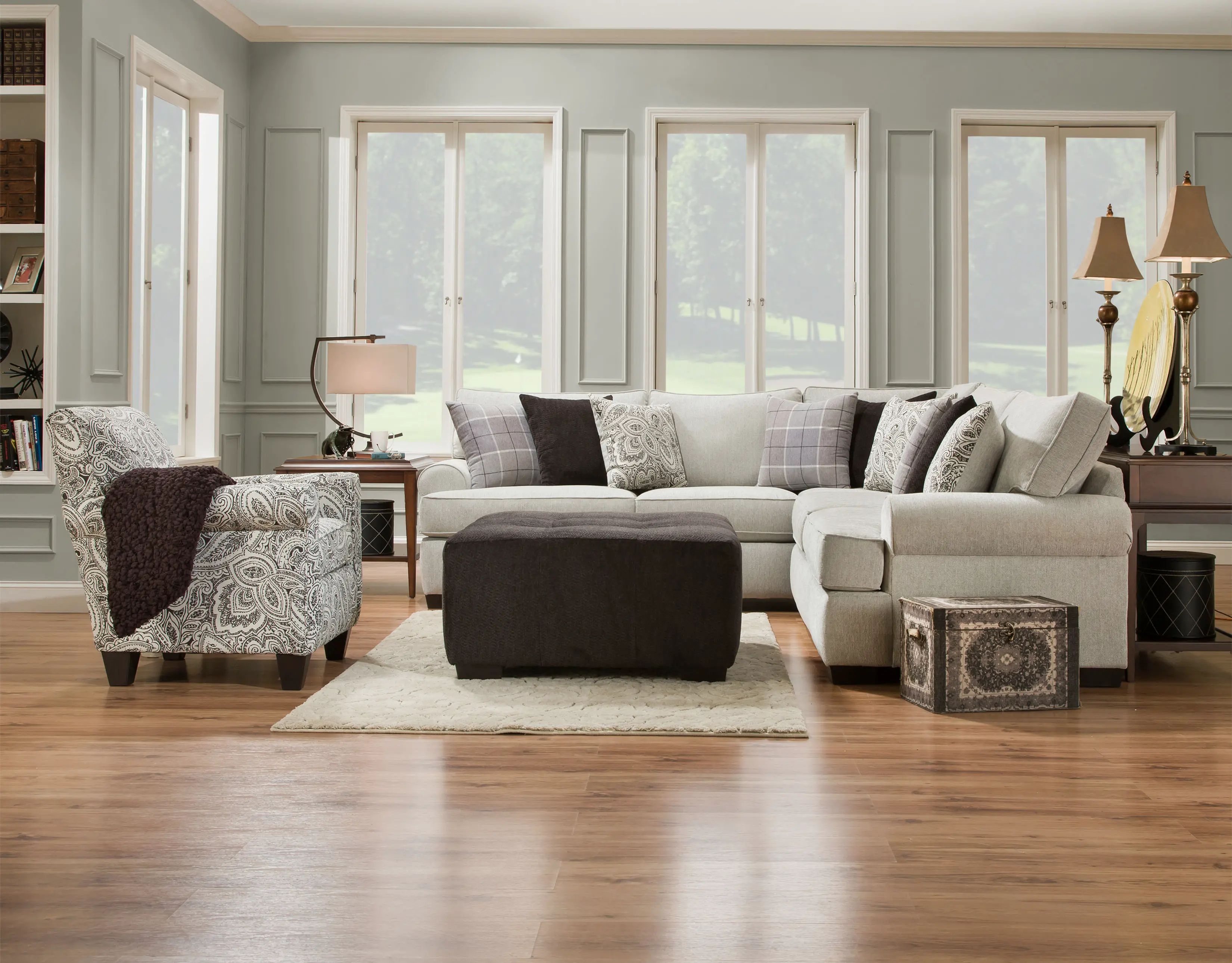 Griffin Gray 2 Piece Sectional-2