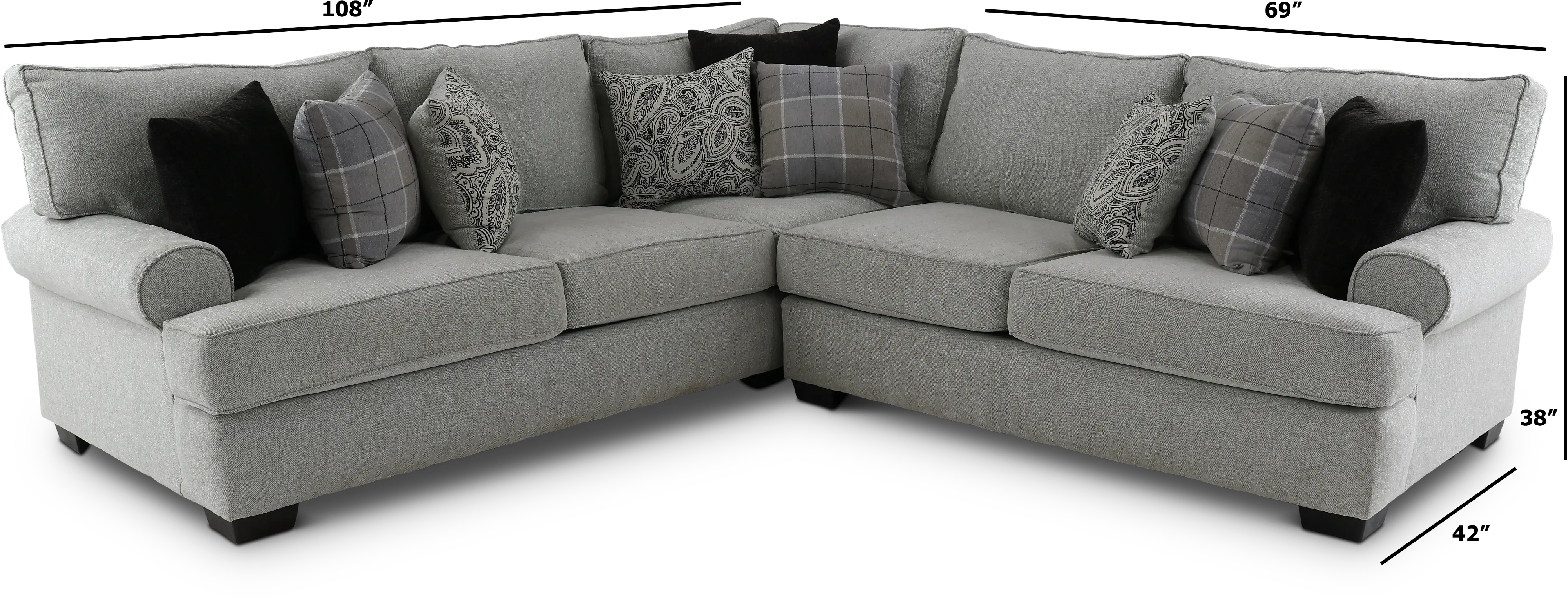 Griffin 2-Piece L-Shaped Sectional-3