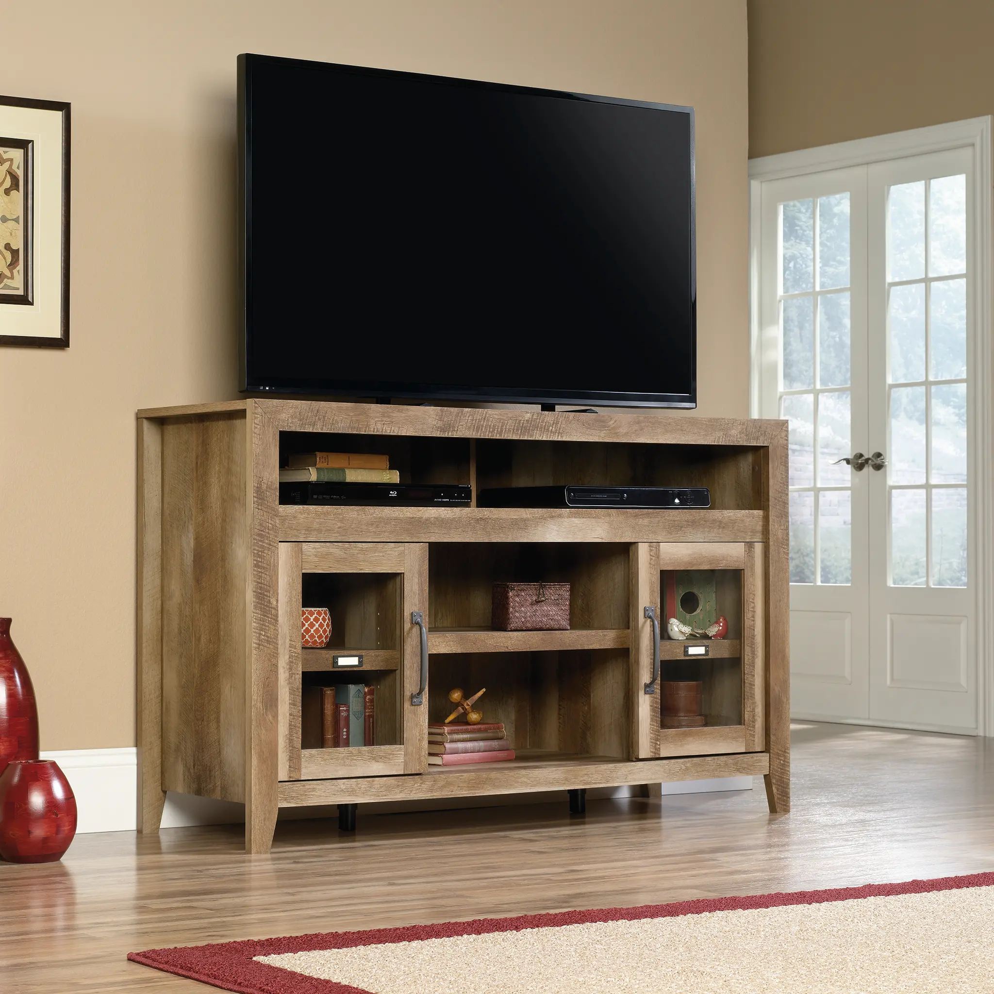 Dakota Pass Craftsman Oak 59  TV Stand-2
