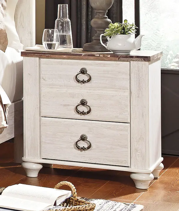 Millhaven Whitewash Nightstand-2