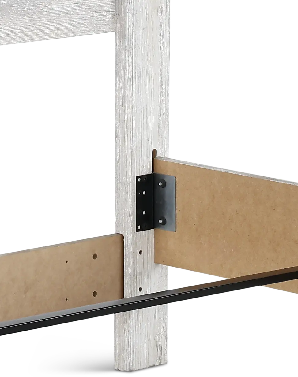 Millhaven Whitewash King Bed-7