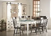 5PC:6010121B,BLK/DIN Magnolia Home Furniture 5 Piece Dining Set