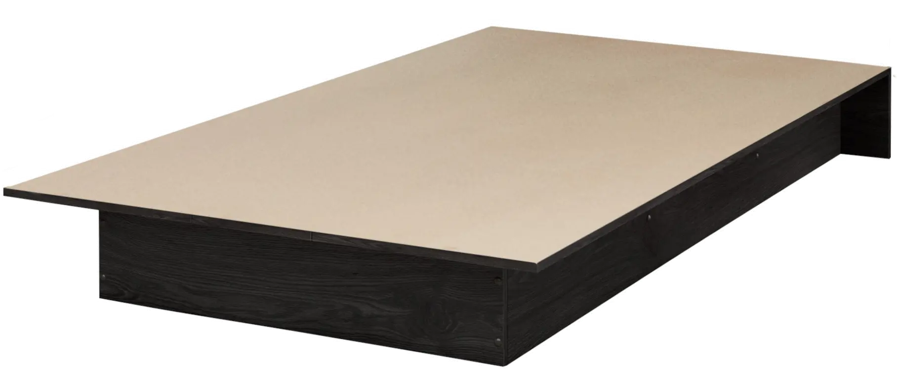 10435 Libra Gray Oak Twin Platform Bed - South Shore-1