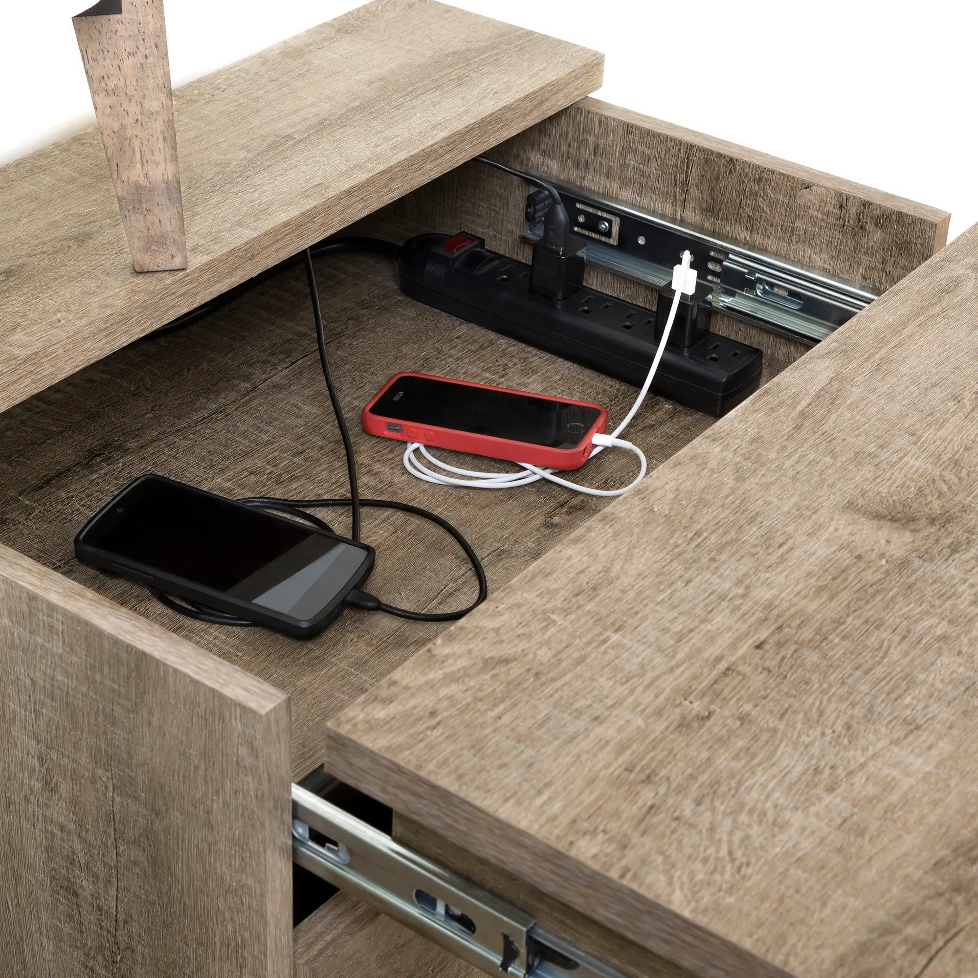10555 Versa Weathered Oak Nightstand with Charging Station - South Shore-4