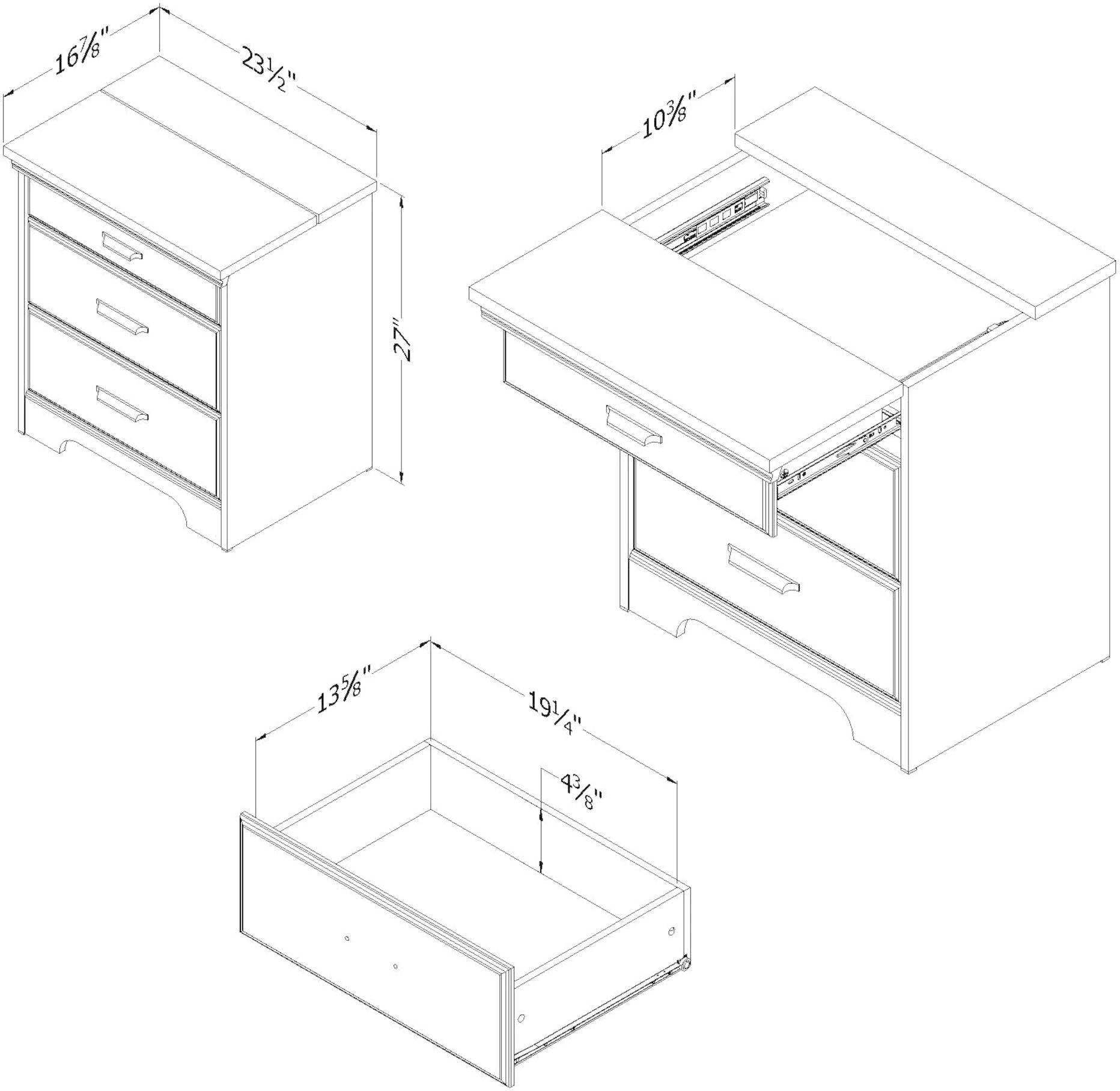 10556 Versa Gray Maple Nightstand with Charging Station - South Shore-7