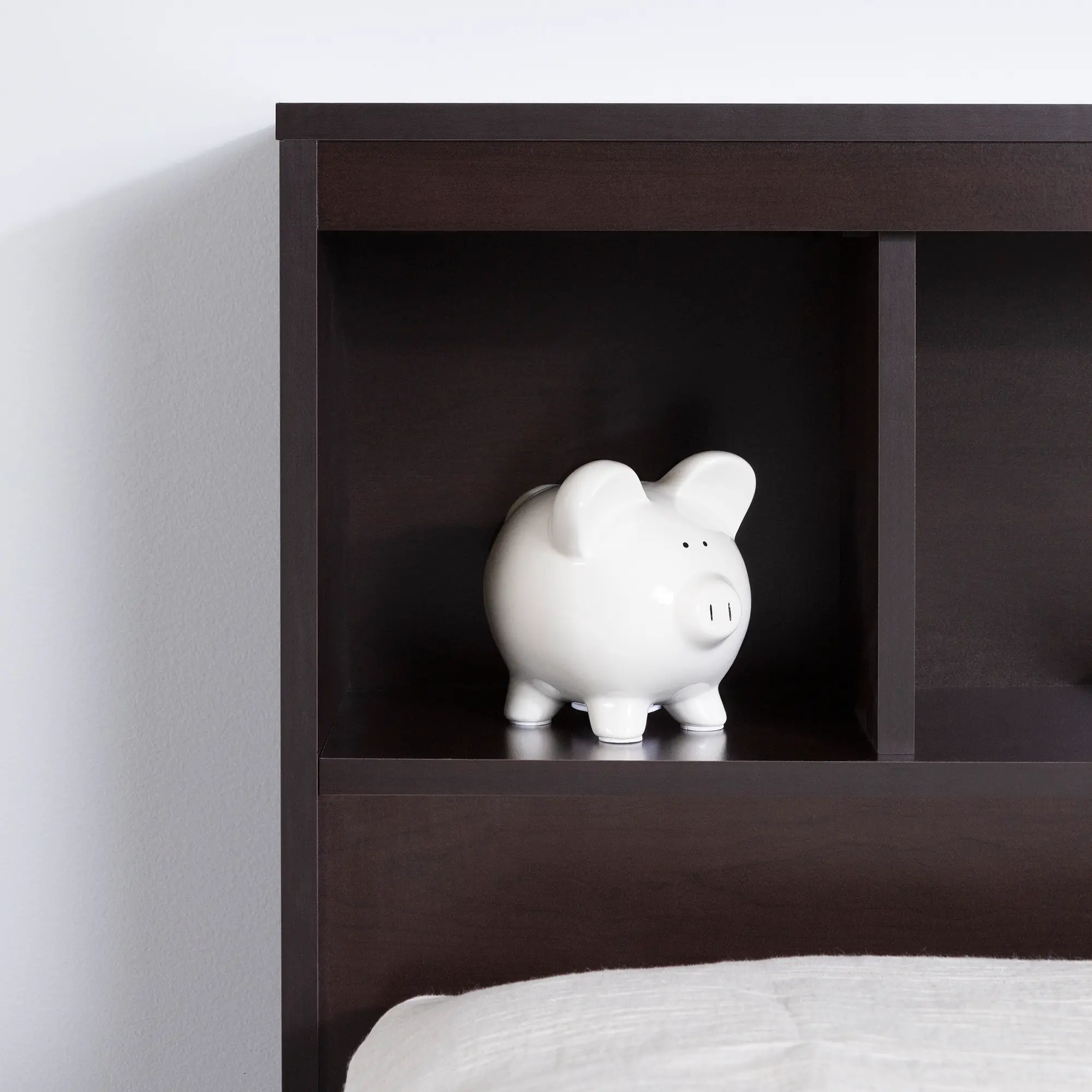 3259B2 Spark Chocolate Twin Storage Bed and Bookcase Headboard Set - South Shore-5